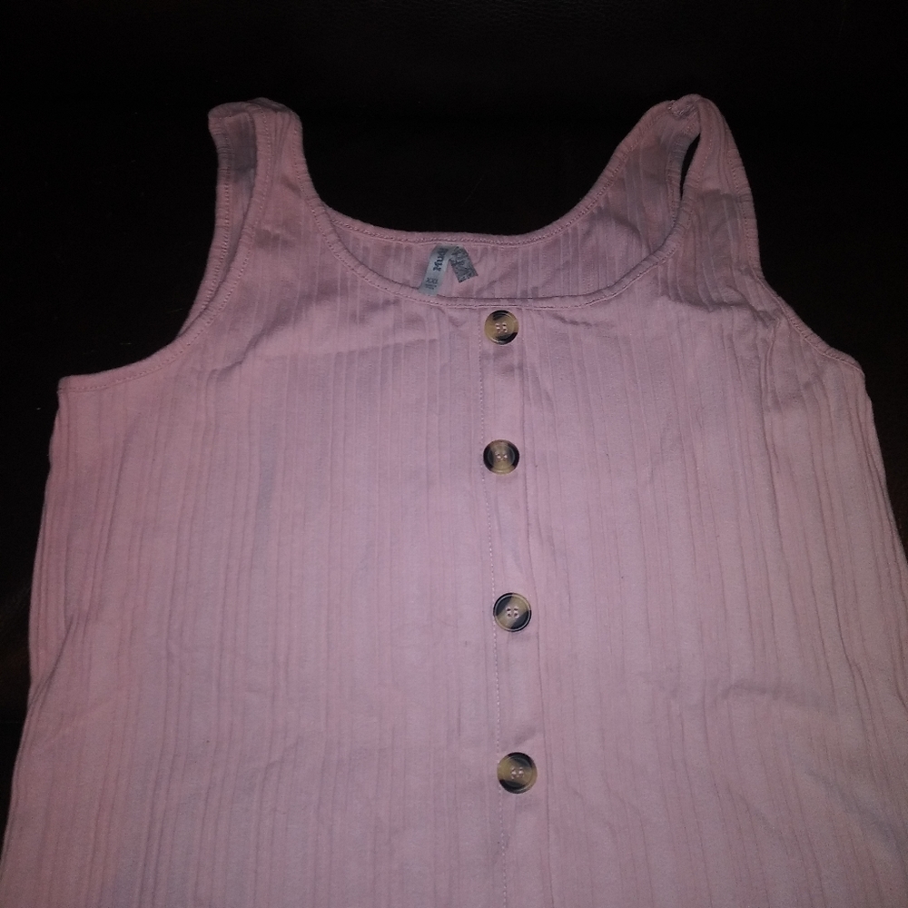 Ribbed crop tank